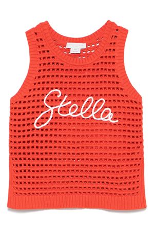 red cotton top STELLA McCARTNEY KIDS | TW9A42Z1876421